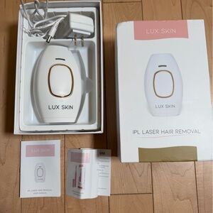 Lux Skin IPL Laser Hair Removal - White and Gold